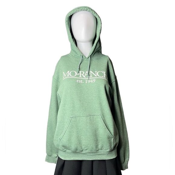 Gildan Mo-Ranch Pullover Sweatshirt Hoodie Green Size Small - Picture 1 of 3